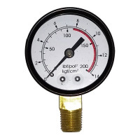 Manometro Pressione 0 4 Bar Manometro 0-60 PSI E 0-4 Bar - Quadrante 40 Mm, Attacco Inferiore 1/8 BSPT, Per Misurazione Pressione Manometro Da 0 4 Bar - Foto 8