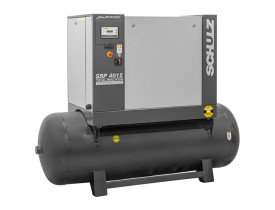 27690 - 970.3165-0 - Compressor de Parafuso SRP 4015E Flex TS - 15 hp 500 litros com secador integrado TRIFASICO 380V 7,5-9BAR