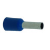 Terminal Compressão Tipo Tubular 2.5 MM Simples C/ Capa Plástica Azul-2