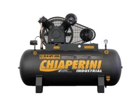 Compressor Chiaperini CJ 20+ APV 200 Litros 175 Libras 5 cv Trifásico