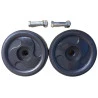 RODA-SCHULZ-CSA7.5-PRATIC-AIR-CSA8.230L-MSI8.5-SOMAR-SMI8.5-115MM-KIT C 2 RODAS + PARAFUSO
